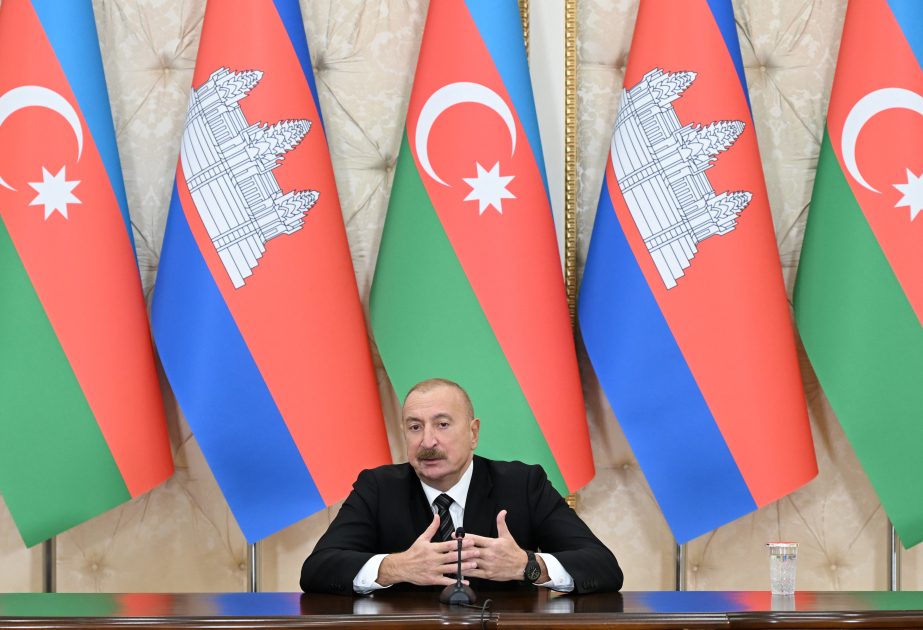 Azerbaijani President: Our political relations with Cambodia are strong