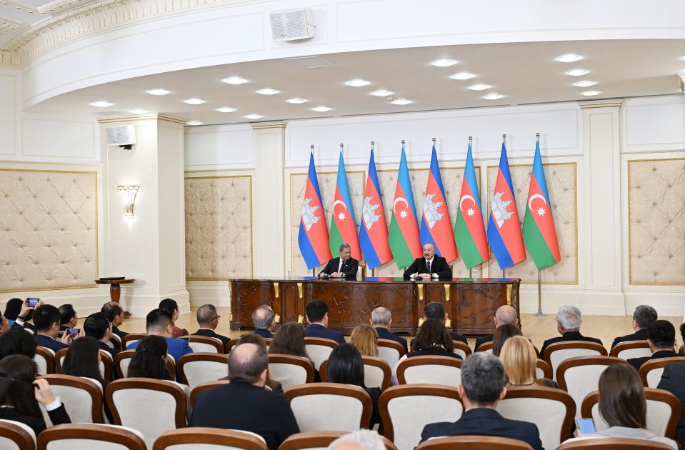 Azerbaijani President: Our political relations with Cambodia are strong