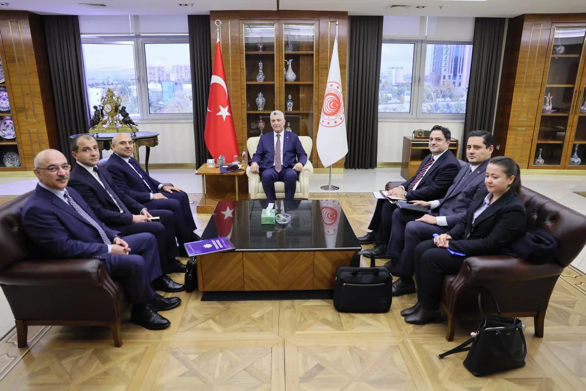 Azərbaycan səfiri Türkiyənin ticarət naziri ilə görüşüb