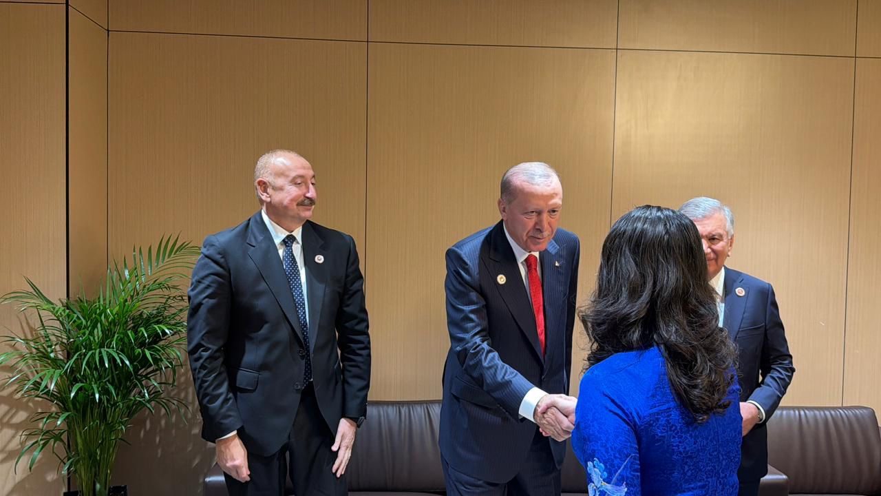 Presidents of Azerbaijan, Turkey, Uzbekistan and Iran meet