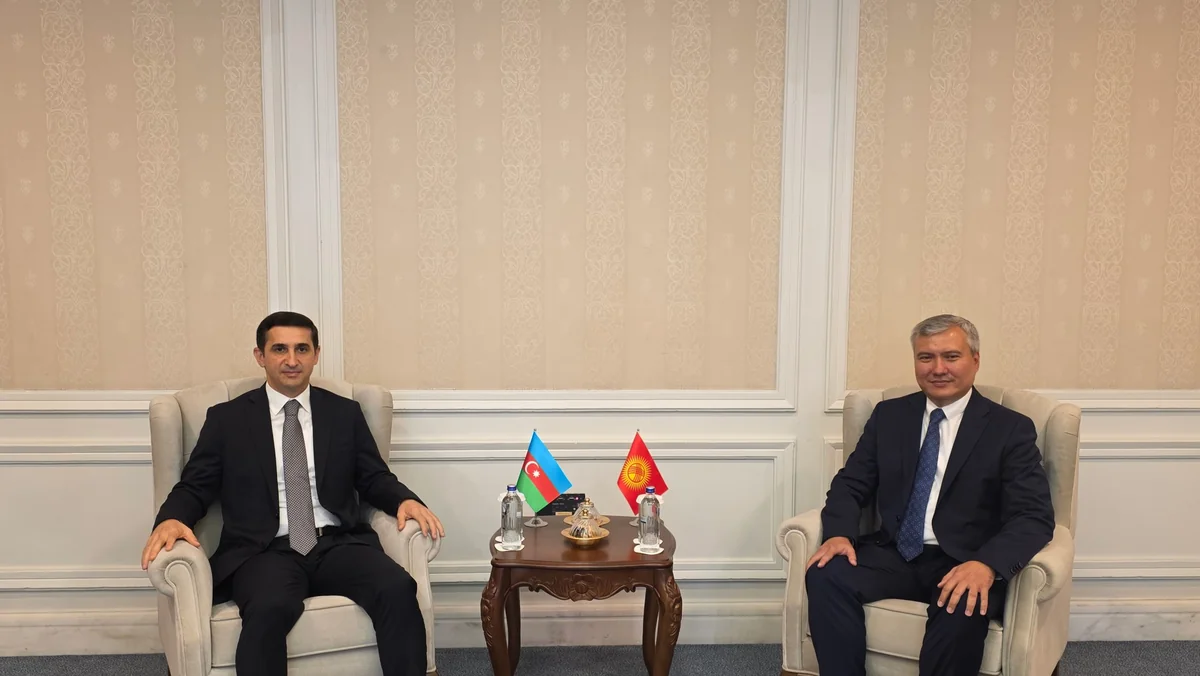 Azərbaycan və Qırğızıstan ədliyyə nazirləri görüşüb