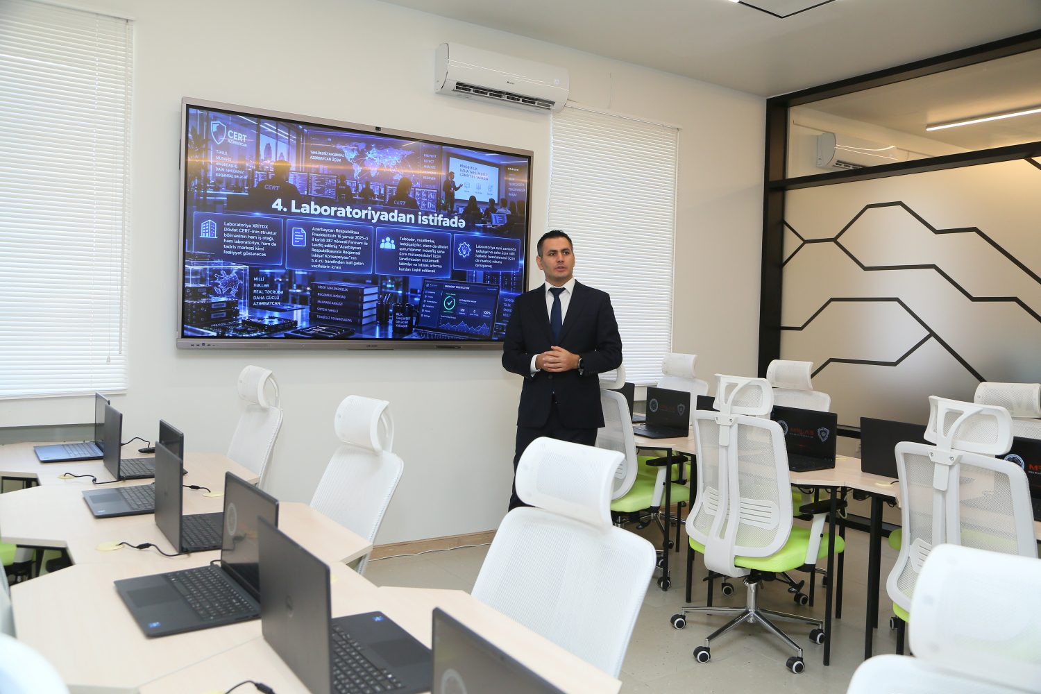 Azərbaycanda  ilk dəfə Zərərvericilərin Analizi və Rəqəmsal Kriminalistika Laboratoriyası istifadəyə verilib