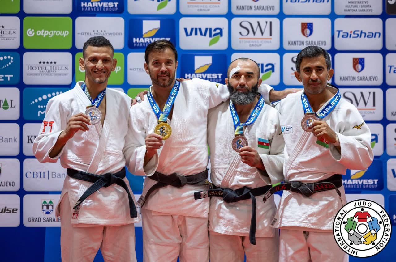 Azərbaycanın daha 3 veteran cüdoçusu dünya çempionatında medal qazanıb
