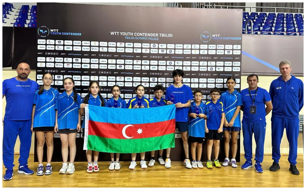 Azərbaycanın stolüstü tennisçiləri beynəlxalq turnirdə 5 medal qazanıblar