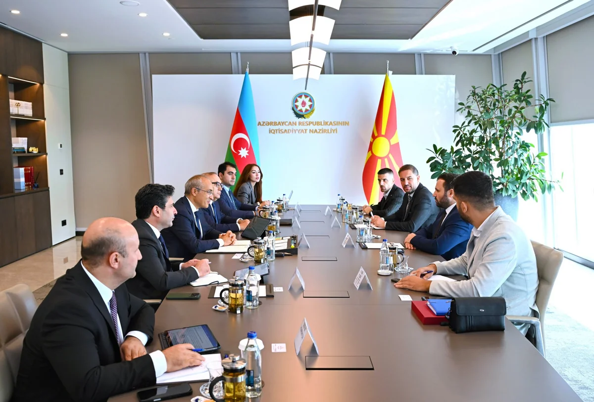 Azərbaycanla Şimali Makedoniya iqtisadi əməkdaşlığı müzakirə edib
