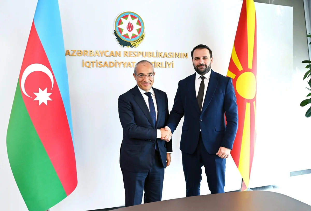 Azərbaycanla Şimali Makedoniya iqtisadi əməkdaşlığı müzakirə edib