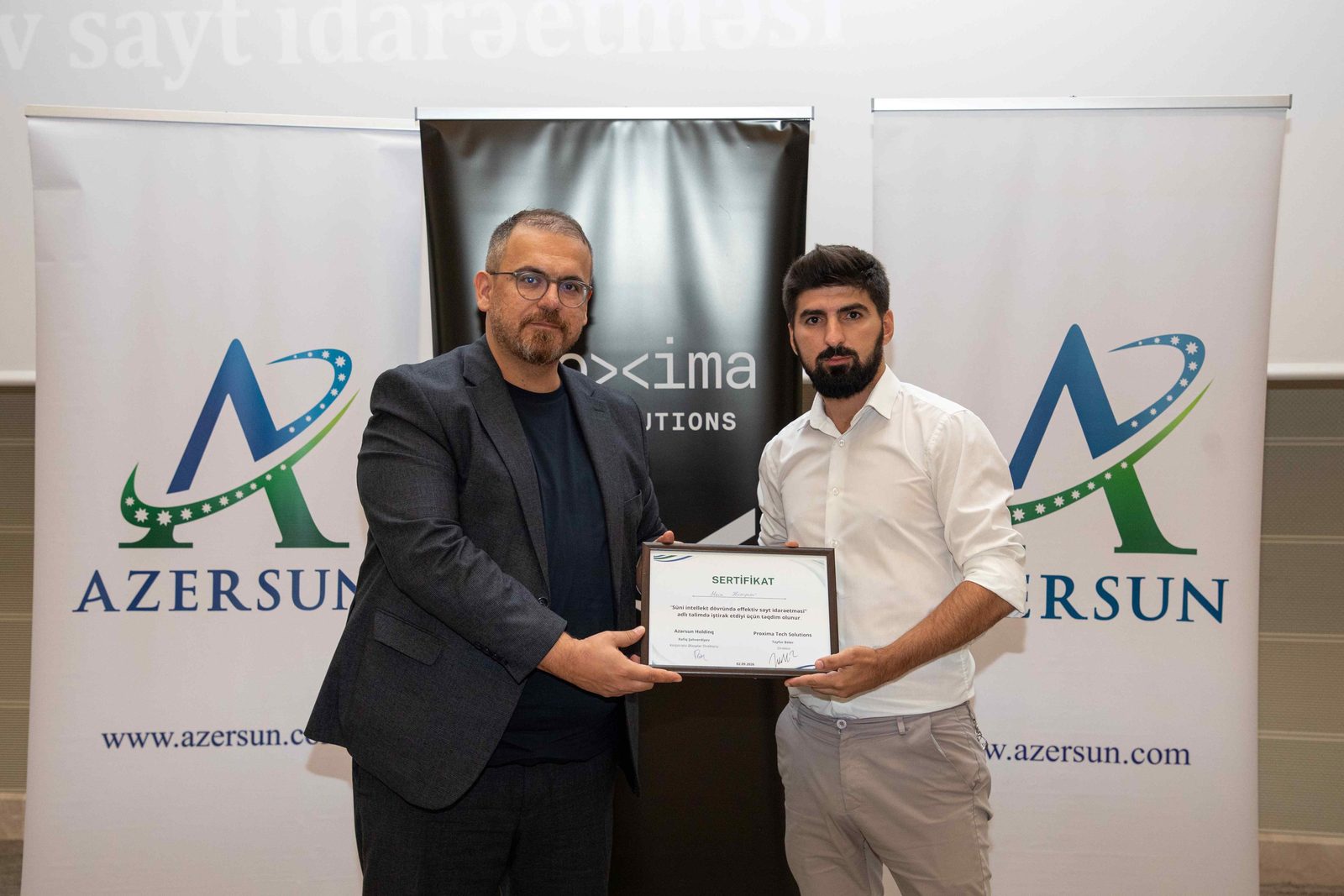 “Azərsun Holdinq”  “Süni intellekt dövründə effektiv sayt idarəetməsi” mövzusunda təlim keçirib