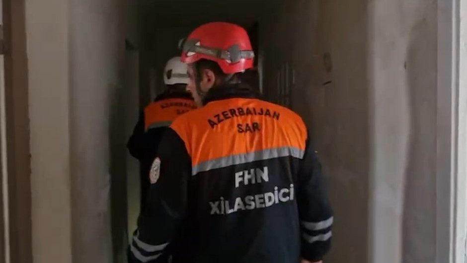 Badamdarda mənzildə partlayış baş verib