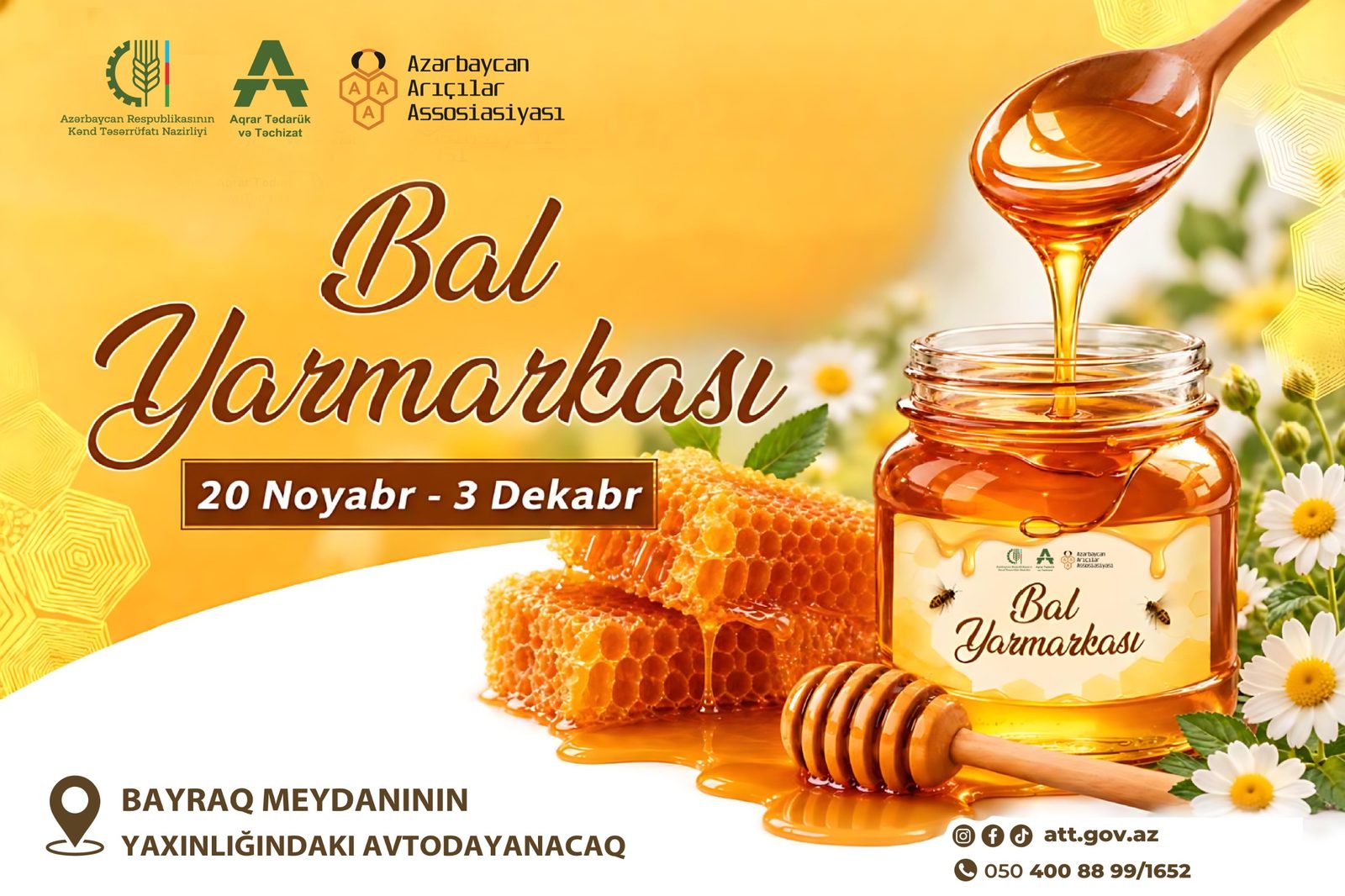 Bakıda arıçılıq məhsullarının 26-cı Respublika Sərgi-Satış Yarmarkası keçiriləcək