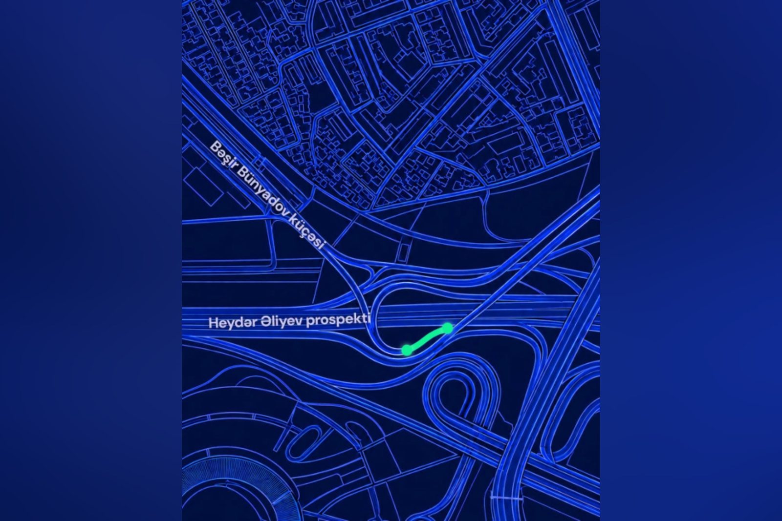 Bakıda yol qovşağında hərəkət üç gecə məhdudlaşdırılacaq