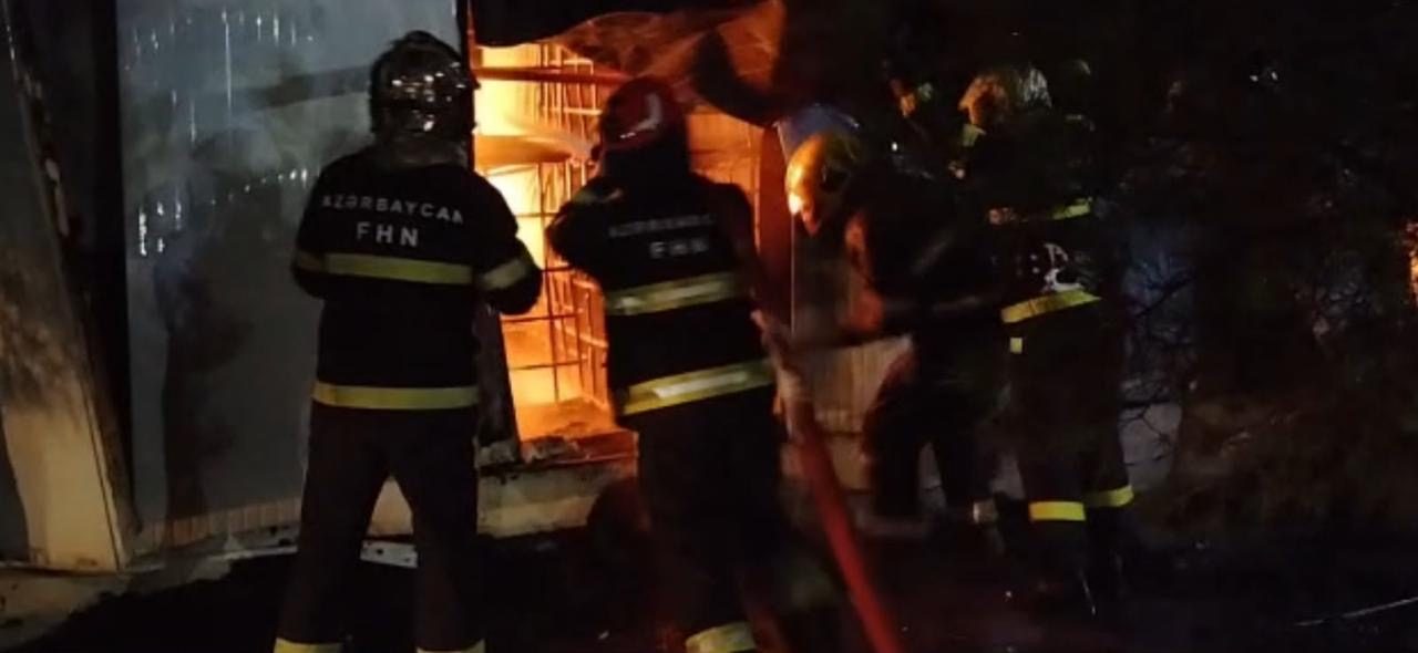 Balaxanıda obyektdə yanğın baş verib - YENİLƏNİB 2 - FOTO