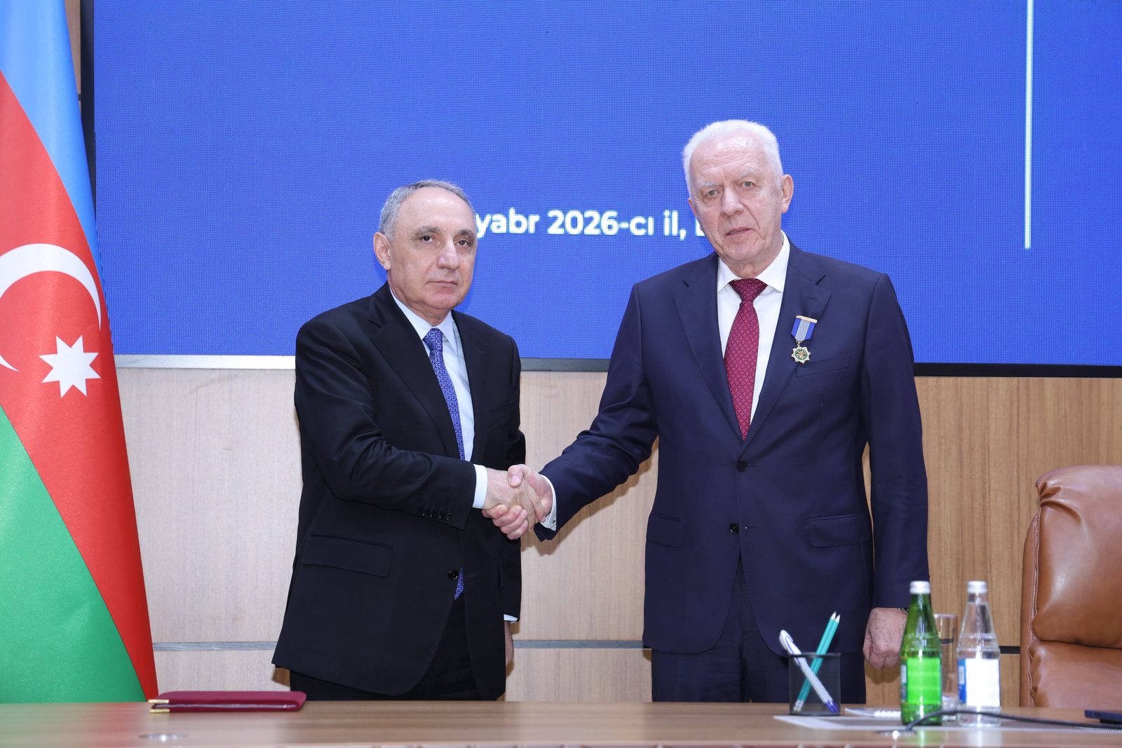 Baş prokuror Kamran Əliyev Rusiya Federasiyasının Baş prokuroru ilə görüşüb