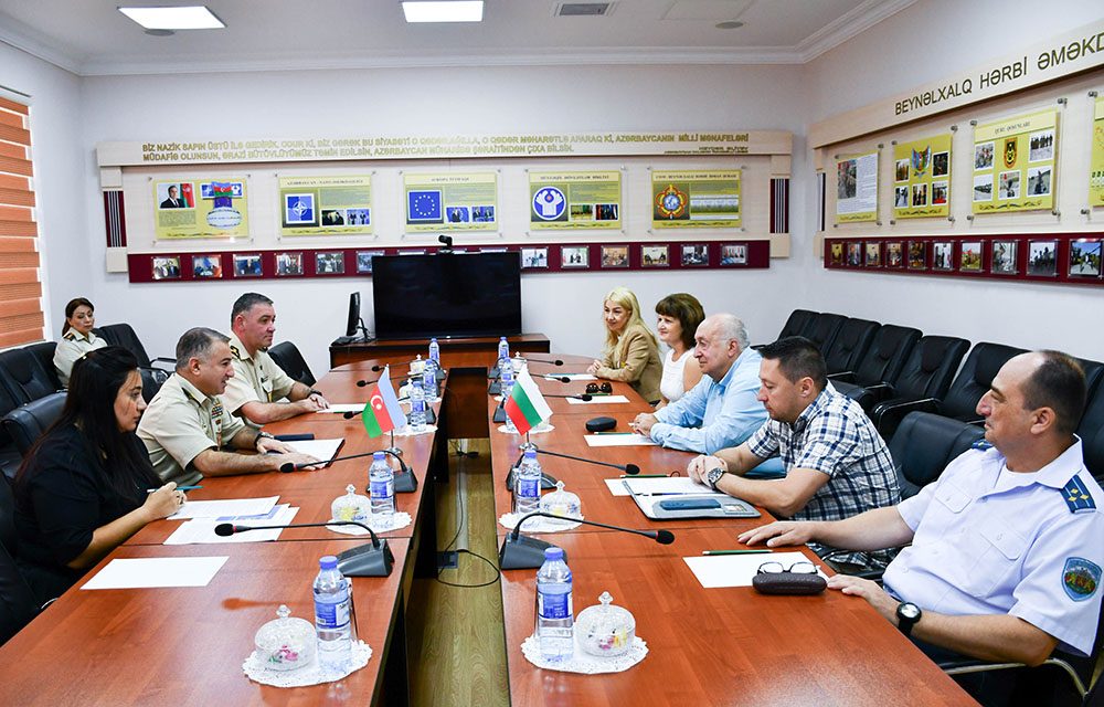Bolqarıstan Müdafiə Nazirliyinin nümayəndə heyəti Azərbaycanda səfərdə olub