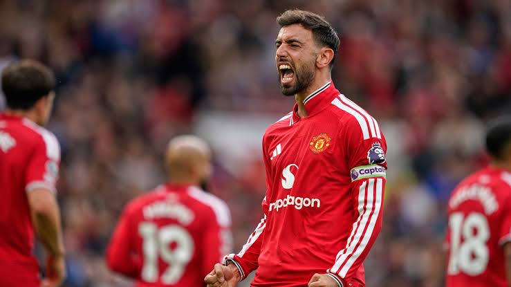 Bruno Fernandes equals Ronaldo's record in Manchester United history