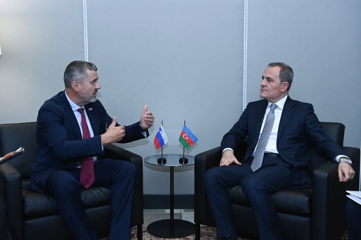 Ceyhun Bayramov sloveniyalı həmkarı ilə ikitərəfli gündəliyi nəzərdən keçirib