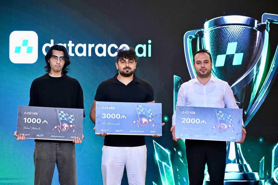 “DataRace”in ilk yarışında real biznes çağırışına 300-dən çox süni intellekt yanaşması təqdim olunub