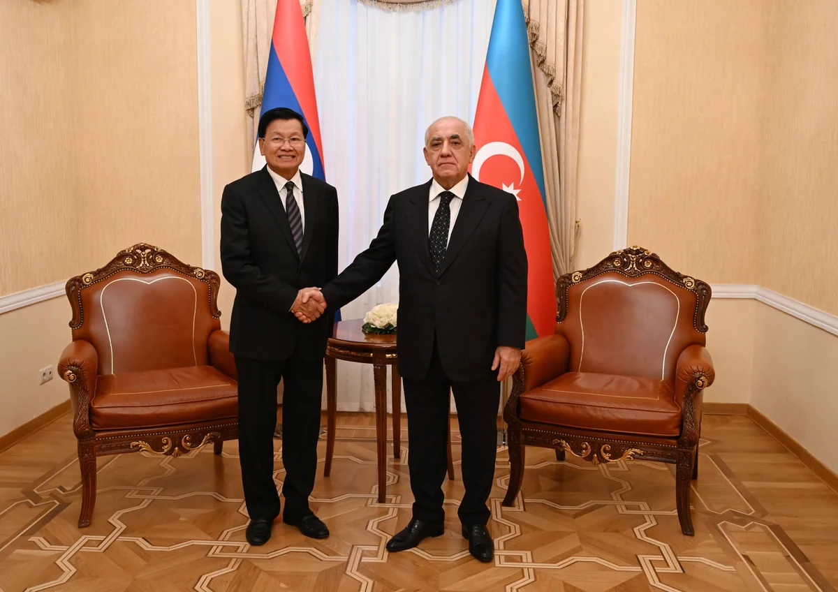 Əli Əsədov Laosun Prezidenti ilə görüşüb