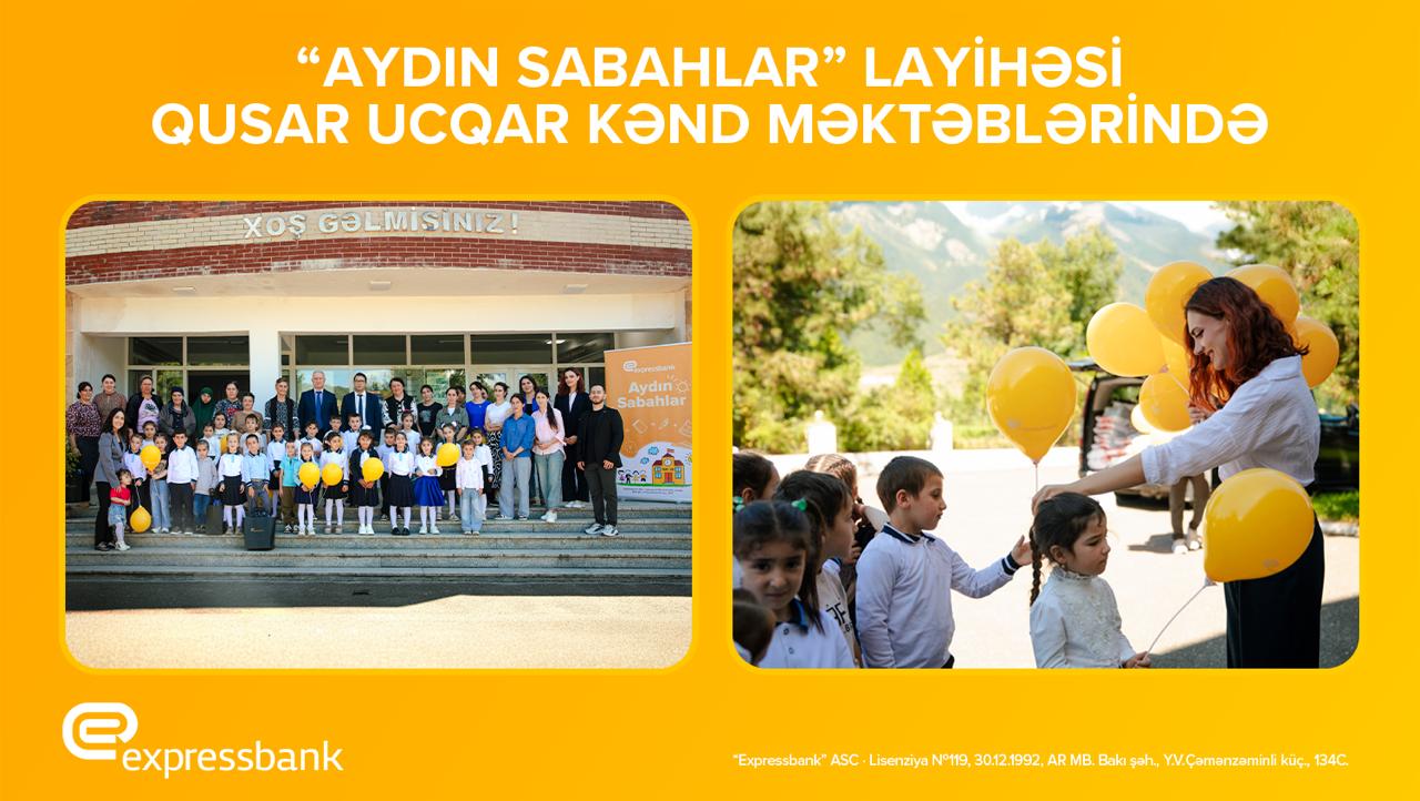 Expressbank Qusarın bütün ucqar kəndlərində birinciləri sevindirib