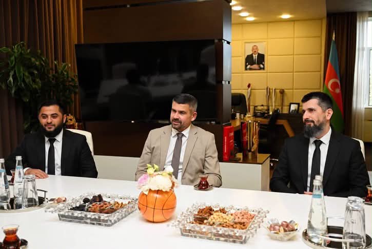 Fərid Qayıbov Dünya Minifutbol Federasiyasının prezidenti ilə görüşüb