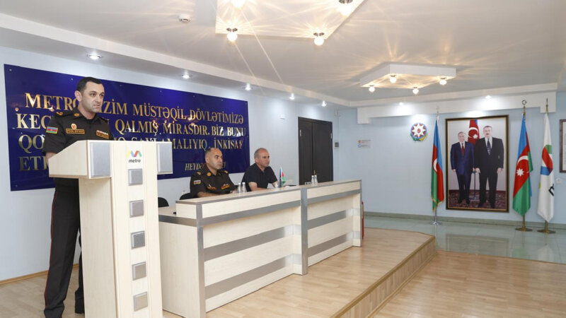 FHN Bakı Metropolitenində yanğın təhlükəsizliyinə dair tədbirlər keçirib 