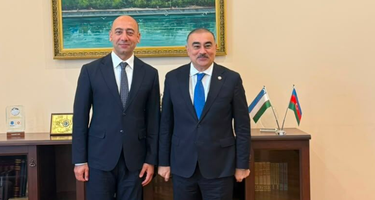 MegaSec-in direktoru Azərbaycanın Özbəkistandakı səfiri ilə görüşüb