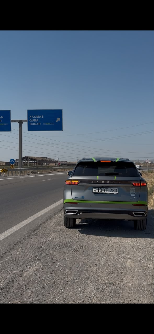 30 gün, 30 000 kilometr: JAECOO J8 SHS Azərbaycanda canlı yayımda sınaqdan keçib