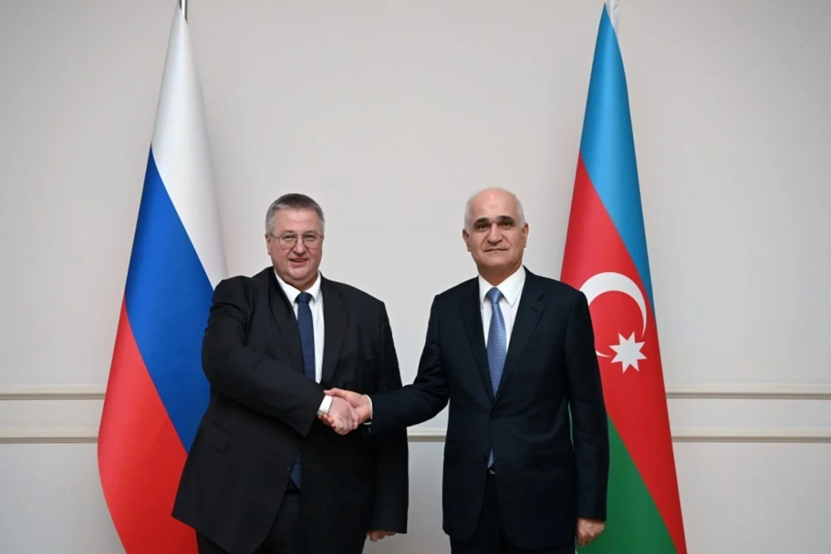 Şahin Mustafayev və Aleksey Overçuk Şimal-Cənub dəhlizini müzakirə edib
