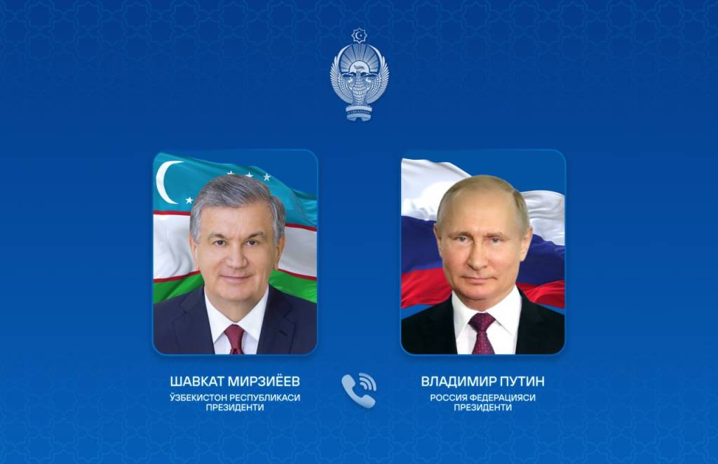 Uzbek and Russian leaders hold phone call
