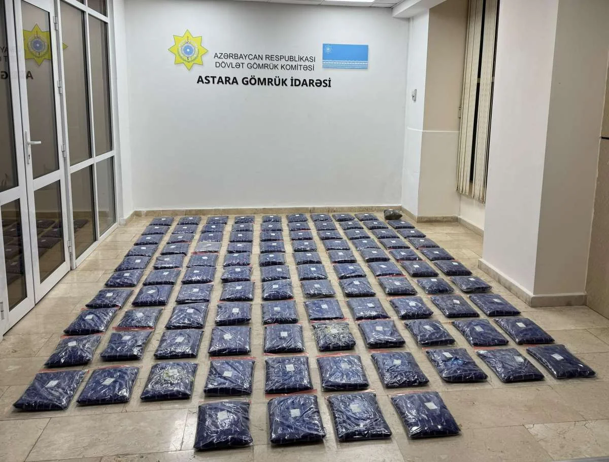 Gömrük nəzarətindən gizlədilən 52 kiloqramadək marixuana aşkarlanıb