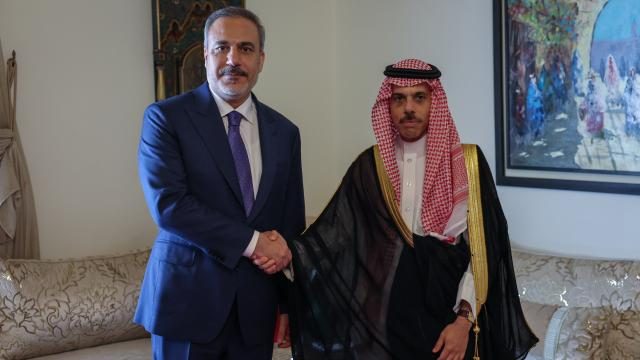 Hakan Fidan Feysəl bin Fərhan Əl ilə danışıb
