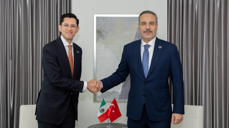 Hakan Fidan Meksikalı həmkarı ilə görüşüb