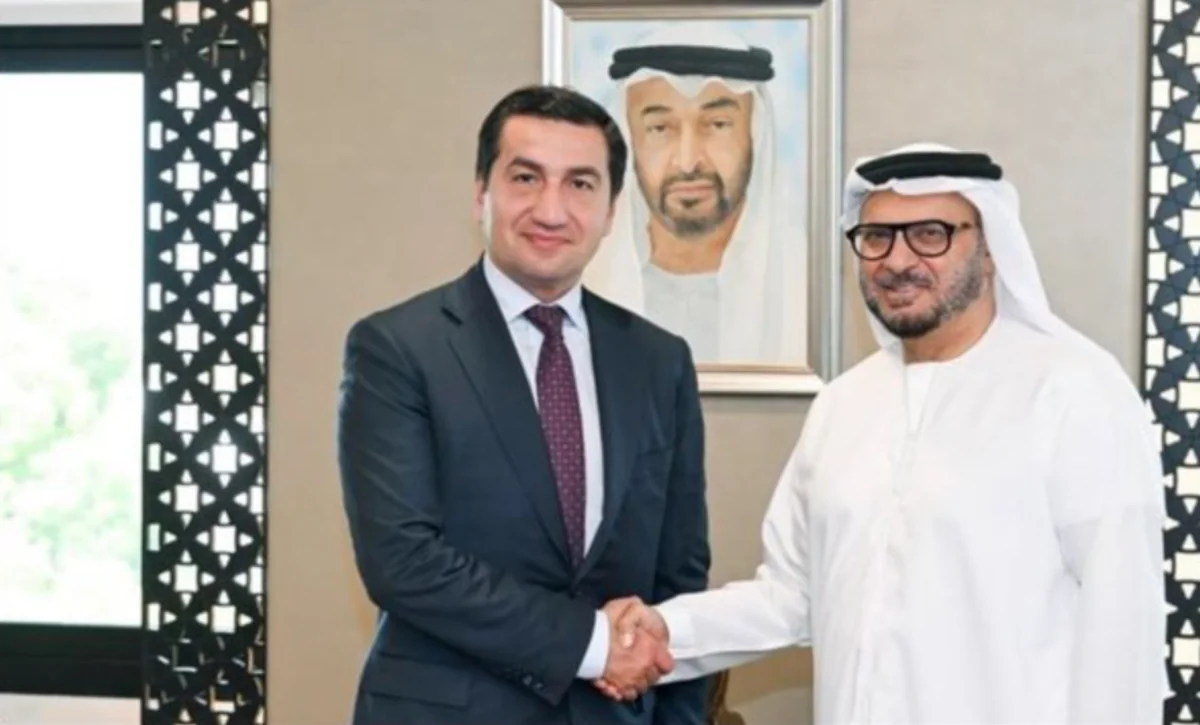 Hikmet Hajiyev meets with UAE presidential advisor
