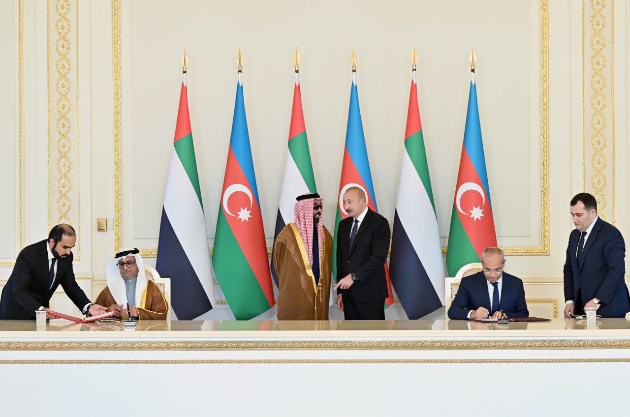 İlham Əliyev Birləşmiş Ərəb Əmirliklərinin milli təhlükəsizlik müşavirini qəbul etdi
