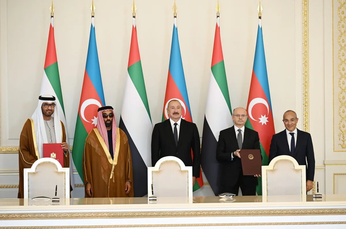 İlham Əliyev Birləşmiş Ərəb Əmirliklərinin milli təhlükəsizlik müşavirini qəbul etdi