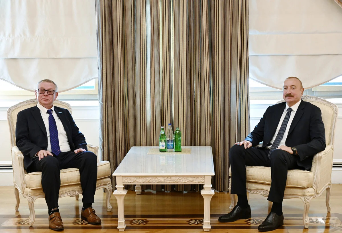 Ilham Aliyev receives UN Office of Counter-Terrorism representative Alexander Zuev