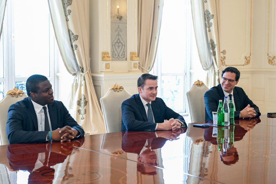 İlham Əliyev "Brookfield Asset Management" şirkətinin baş icraçı direktorunu qəbul edib