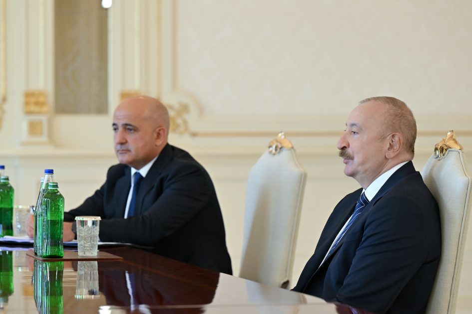 İlham Əliyev "Brookfield Asset Management" şirkətinin baş icraçı direktorunu qəbul edib