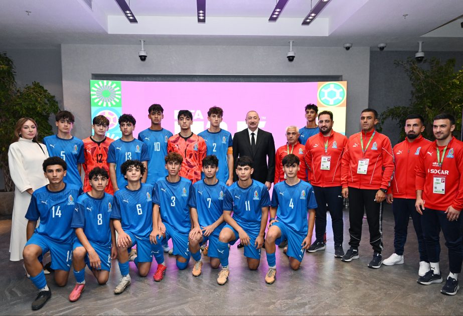  İlham Əliyev FIFA U-15 dünya çempionatının və festivalının açılış mərasimini izləyib - YENİLƏNİB 2