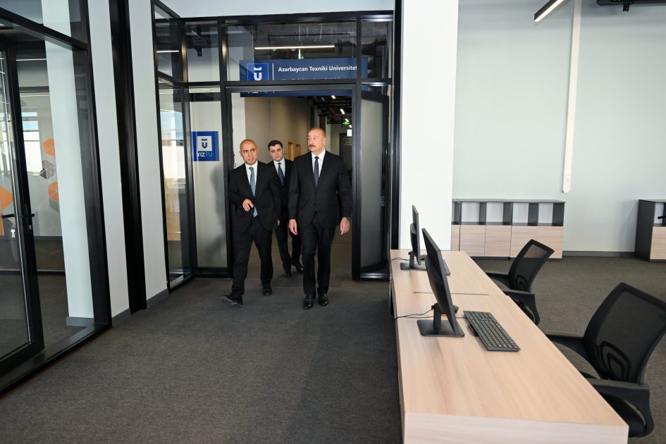 President Ilham Aliyev attends opening of first phase of SABAH.city innovation campus