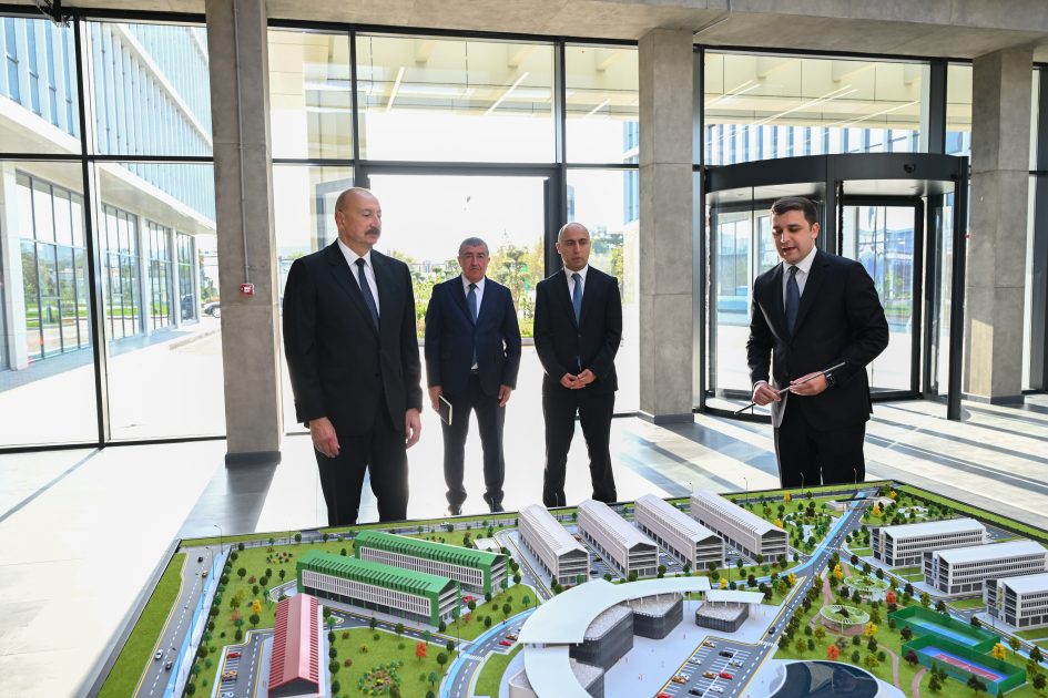 President Ilham Aliyev attends opening of first phase of SABAH.city innovation campus