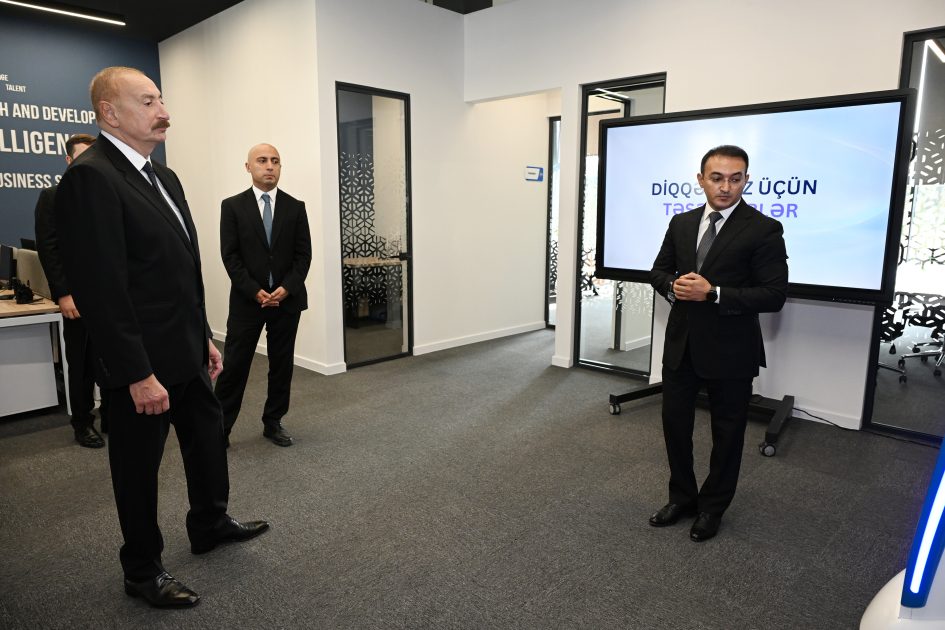President Ilham Aliyev attends opening of first phase of SABAH.city innovation campus