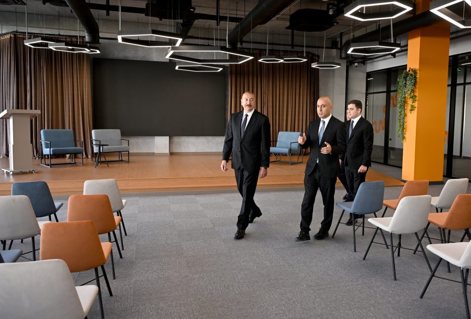President Ilham Aliyev attends opening of first phase of SABAH.city innovation campus