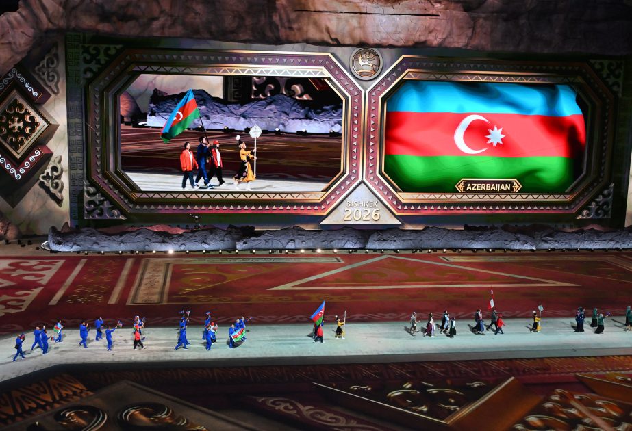Ilham Aliyev and Mehriban Aliyeva attended the opening ceremony of the 6th World Nomad Games in Bishkek - UPDATED