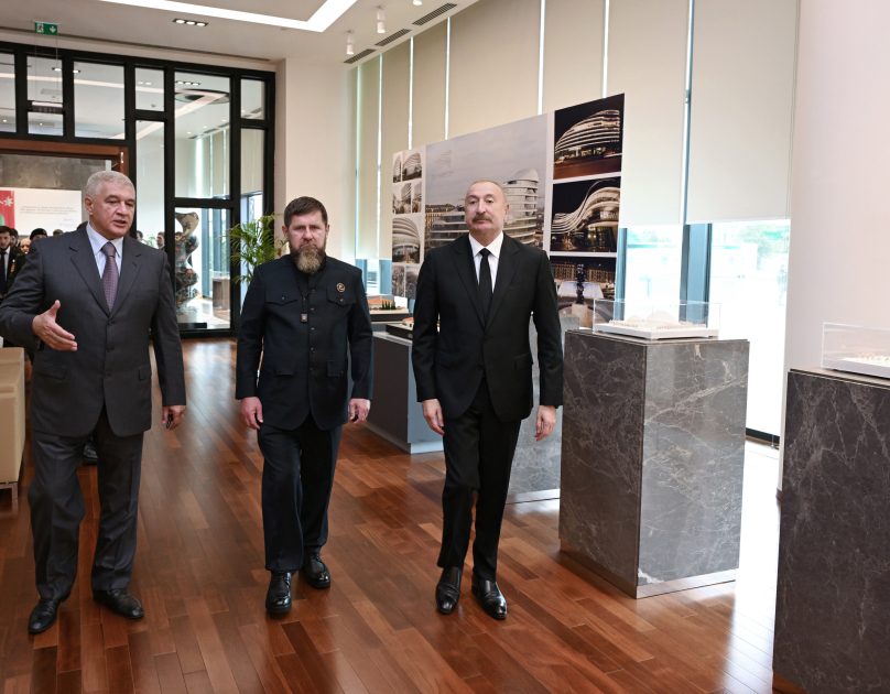 İlham Əliyev və Rusiyanın Çeçenistan Respublikasının başçısı “Bakı Ağ Şəhər”də olublar
