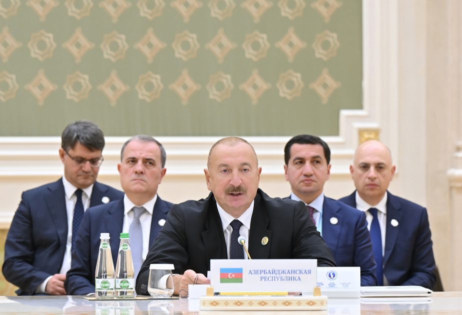 İlham Əliyev: Xəzər dənizini sülh, sabitlik və konstruktiv tərəfdaşlıq məkanı kimi qorumaq vacibdir