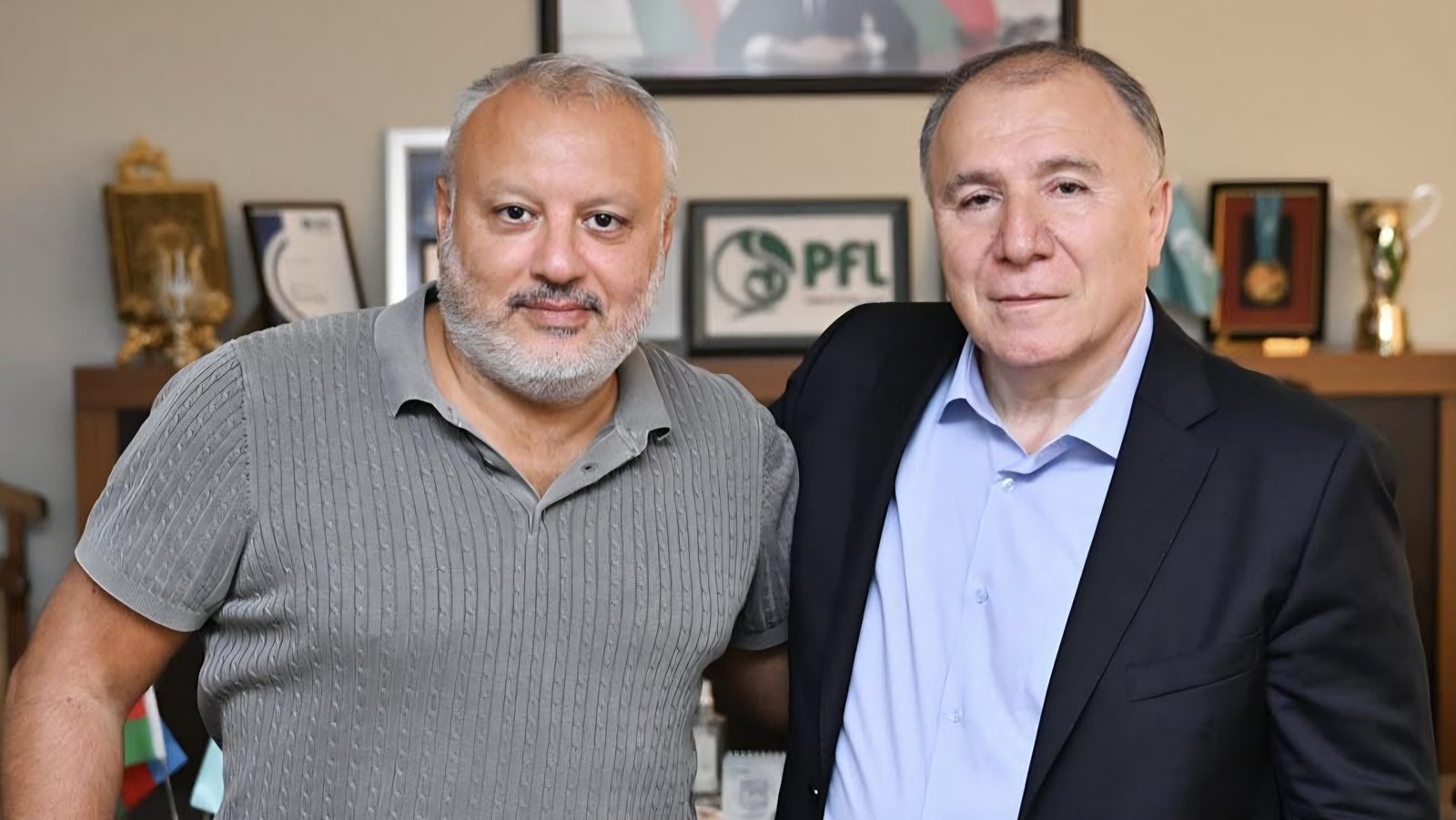 İsgəndər Cavadov PFL prezidenti ilə Azərbaycan futbolunun gündəmini müzakirə edib