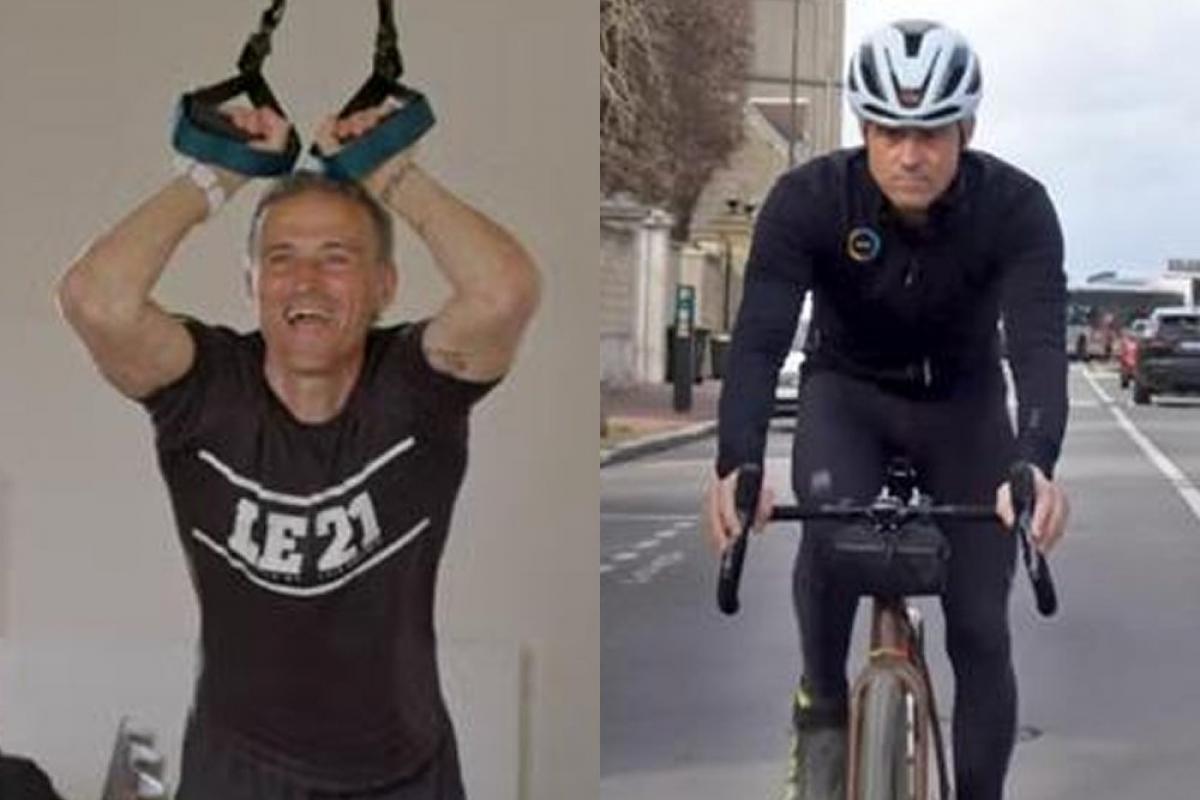 Luis Enrike püşkatma zamanı Paris küçələrində velosiped sürüb