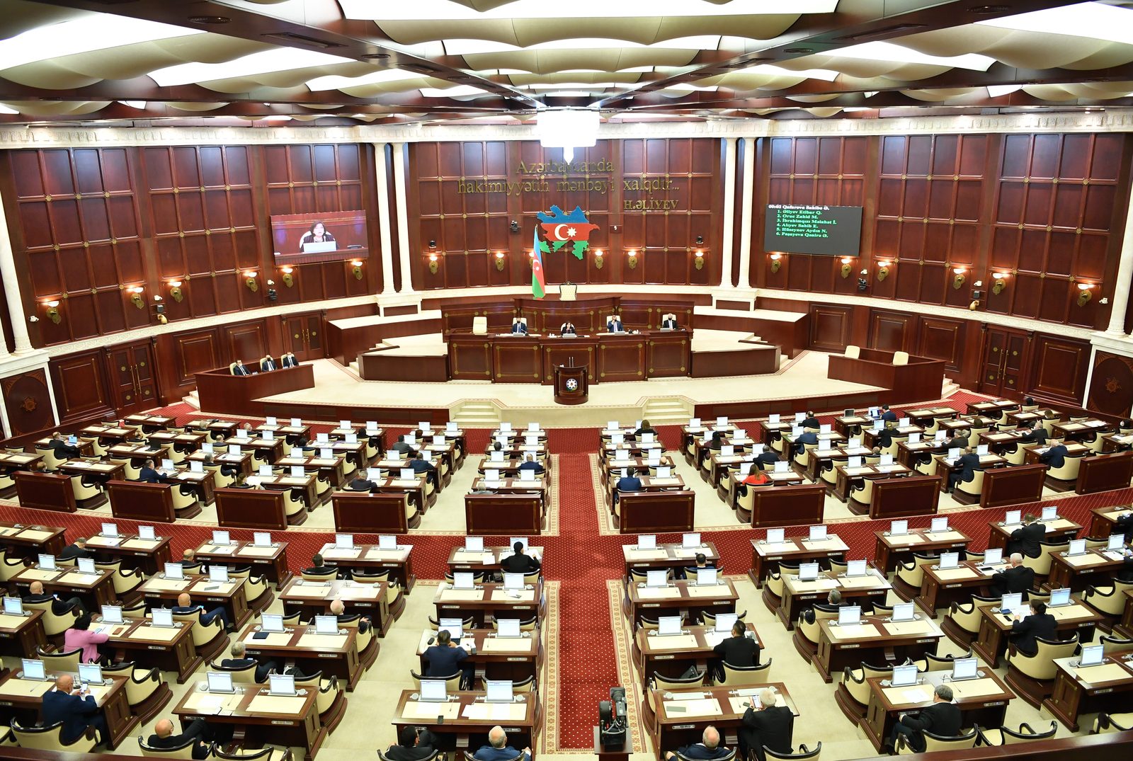 Milli Məclisin 2026-cı il Payız sessiyası üzrə ilk plenar iclası keçirilir