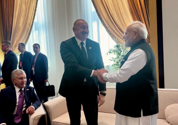 Modi İlham Əliyevlə görüşündən paylaşım edib 
