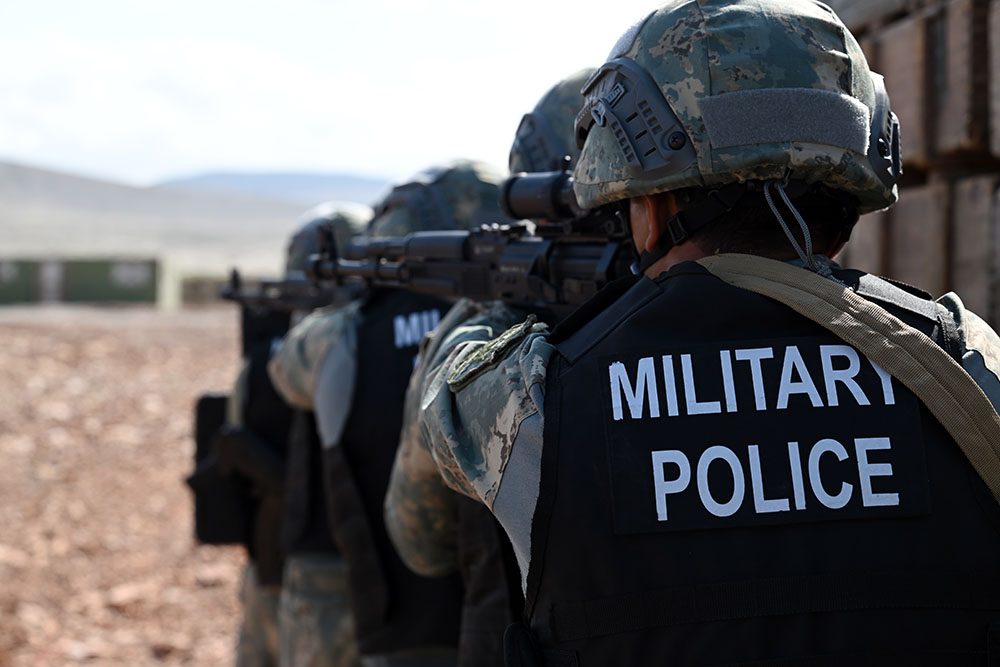 Müdafiə Nazirliyinin rəhbərliyi hərbi polis idarəsinin ƏİK bölüyünün ön əməliyyat bazasında olub 